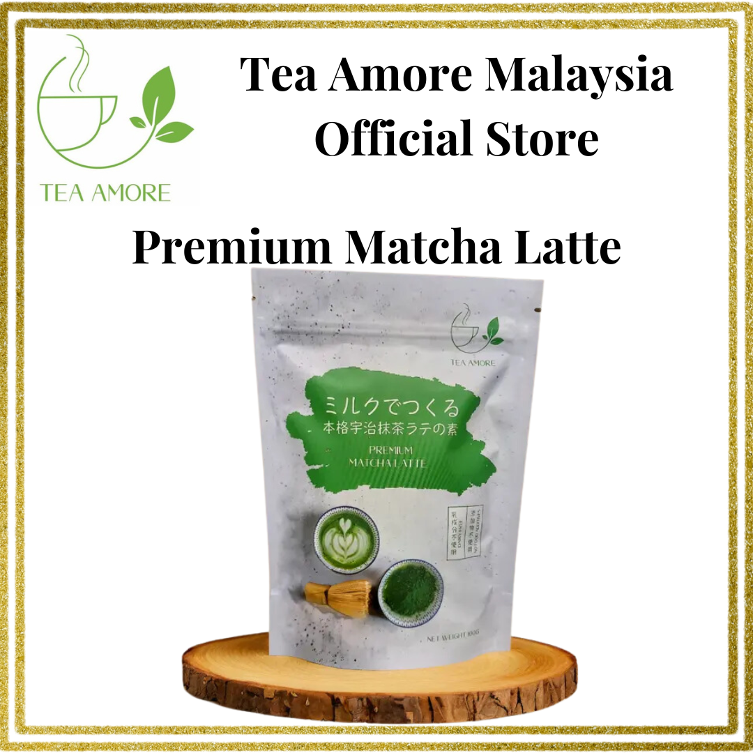 Tea Amore Premium Japan Uji Matcha Latte Instant Powder 100g/ 高级抹茶拿铁 100g