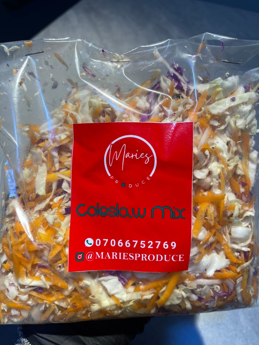 Tri color coleslaw mix 500g