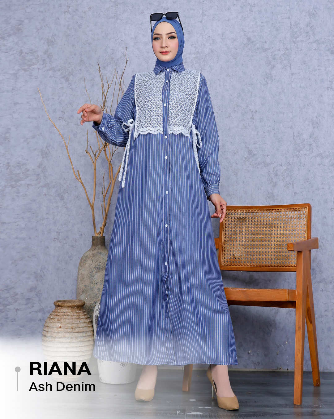 Dress Salur Riana Material Premium Cotton