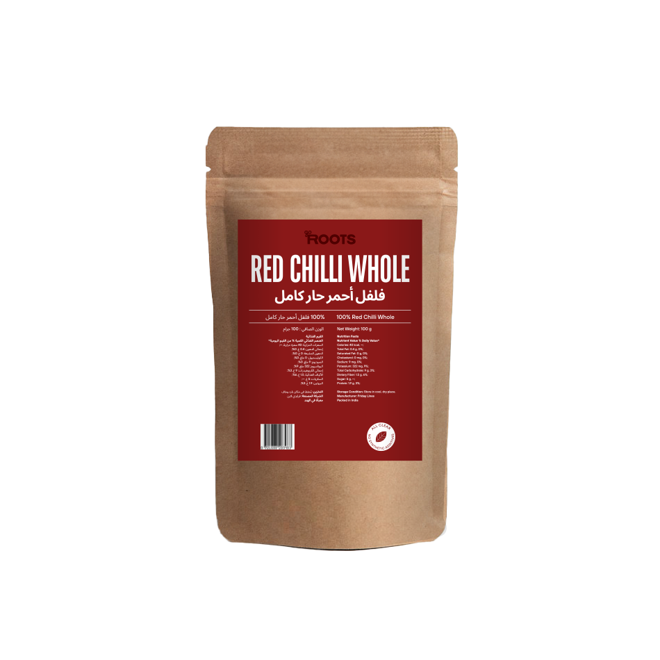 Roots Red Chilli Whole 100g