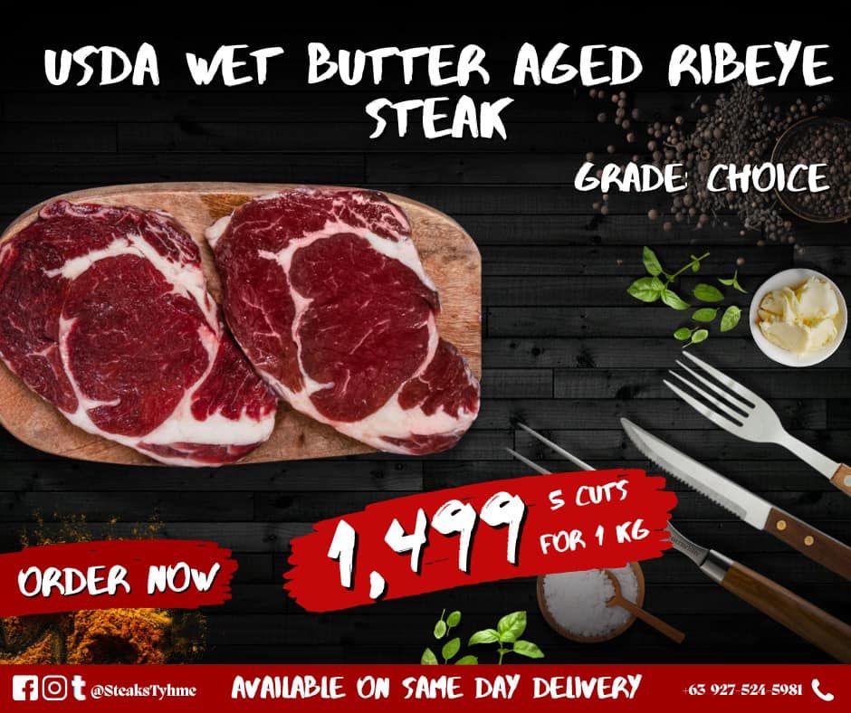 USDA BUTTER AGED RIBEYE STEAK