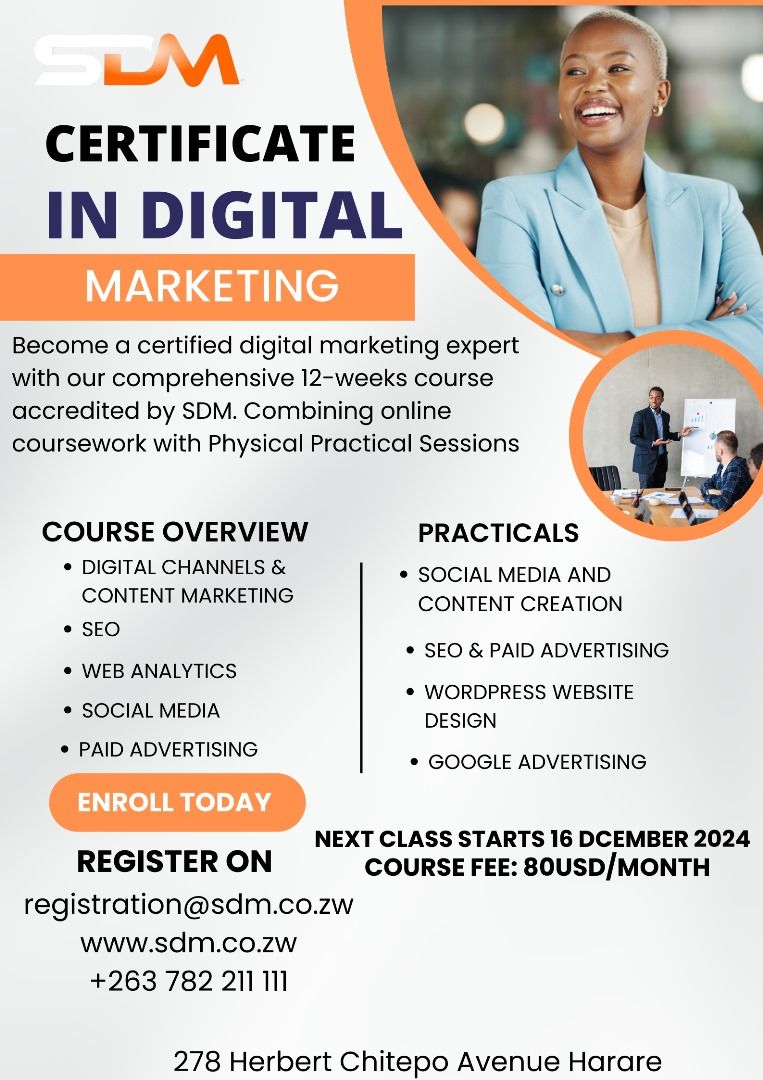 Certificate in Digital Marketing 