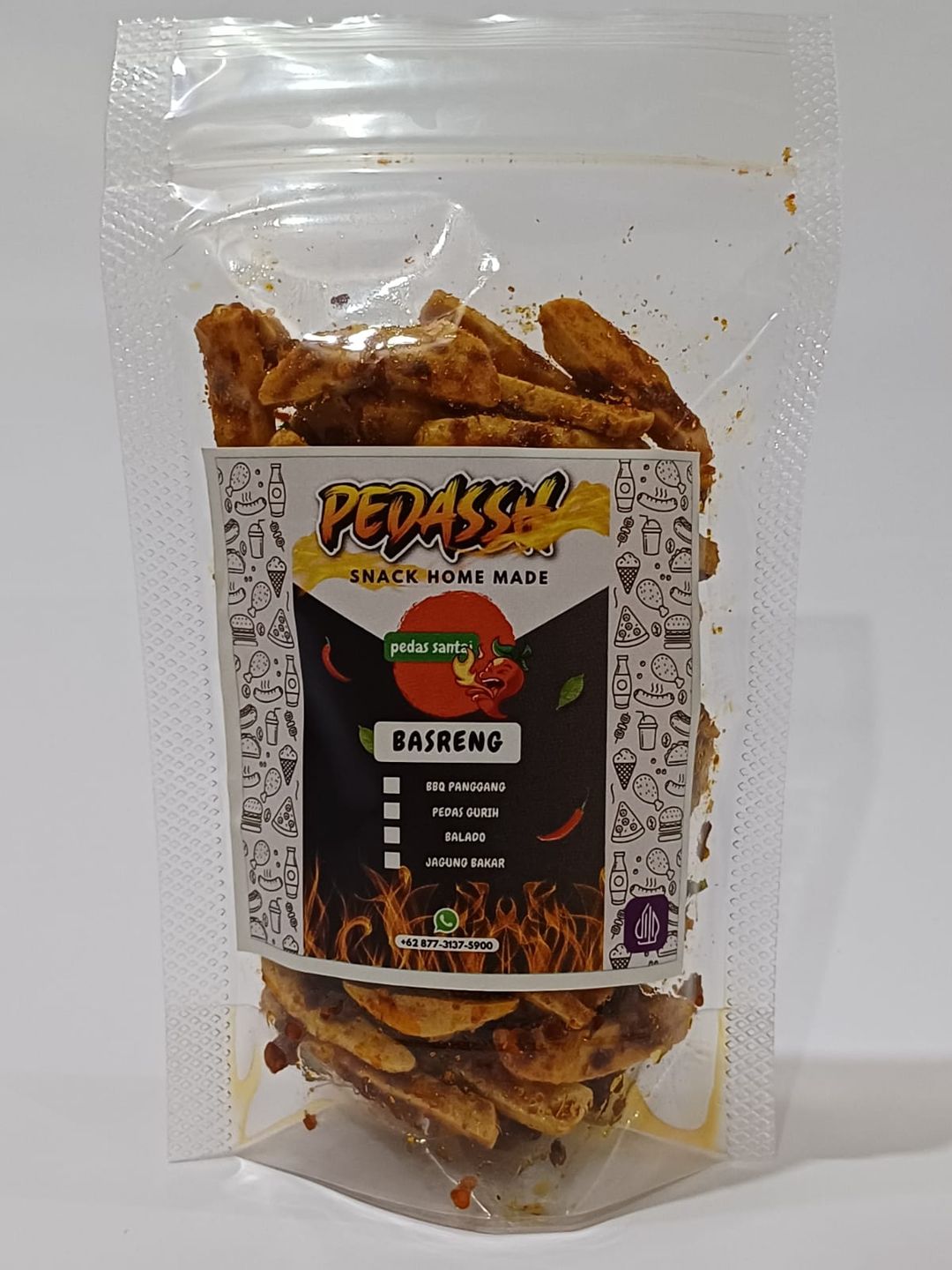 Basreng Stik Rasa BBQ Panggang Spesial 100gr