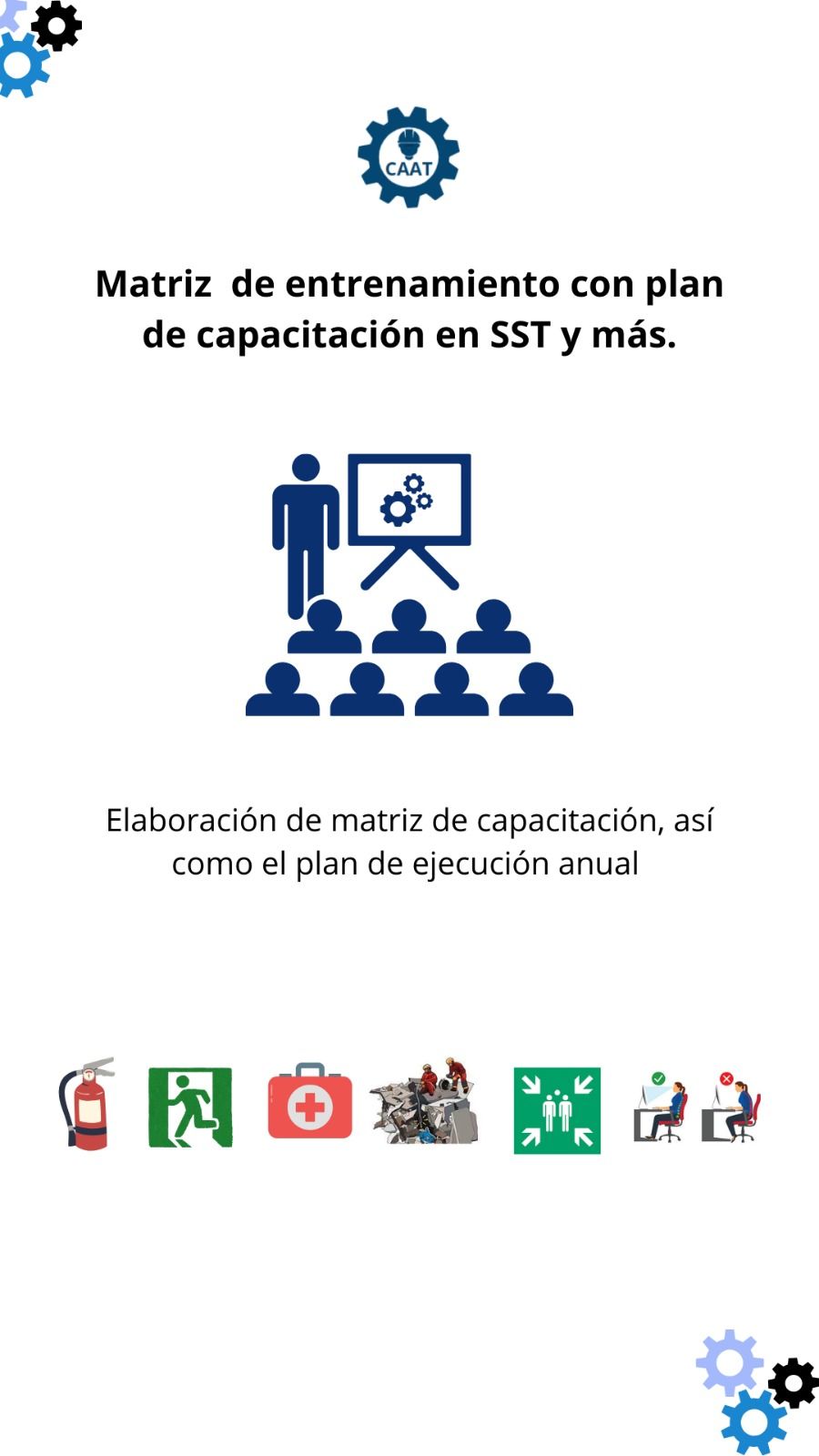 Matriz y planes de capacitación