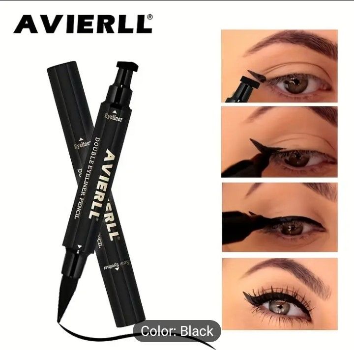 Eyeliner with wing stamp 