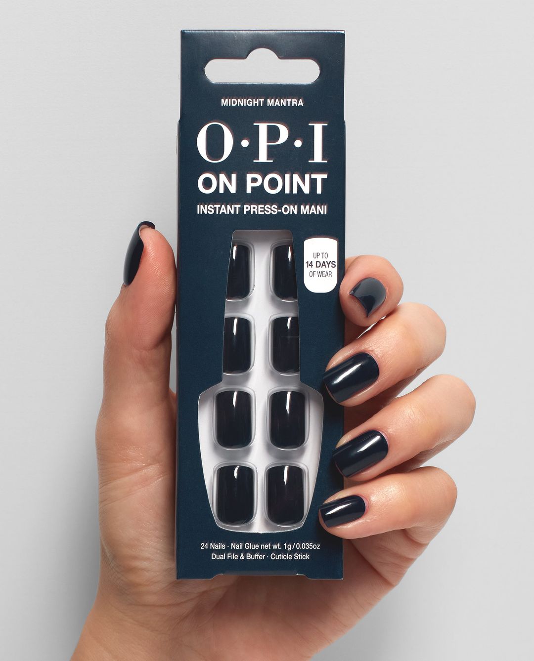 O.P.I On Point Instant Press-No Mani  Midnight Mantra