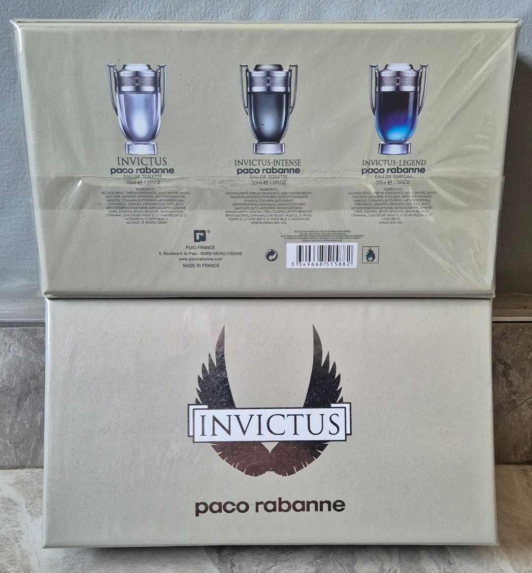 Paco Rabanne Invictus set (3x30ml) 