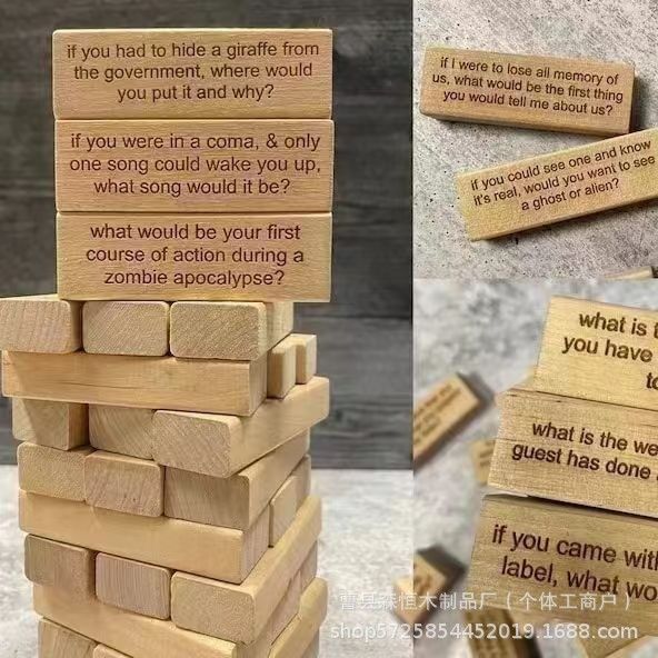 Family time + Family Jenga set 