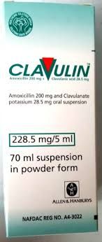 Clavulin 228mg/5ml 70ml Syrup