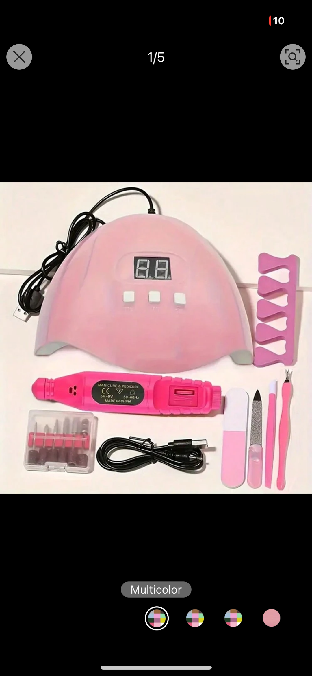 UV nail lamp 