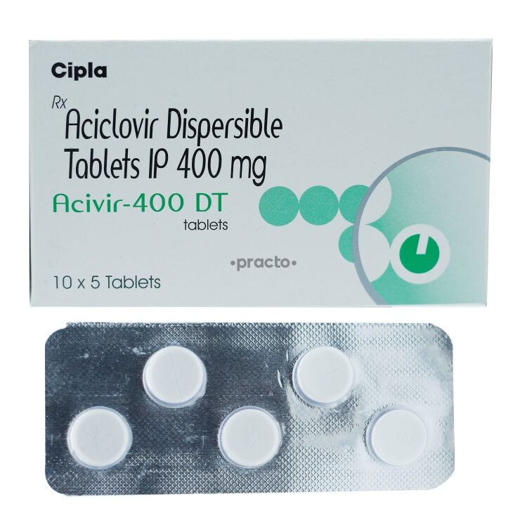 Aciclovir Dispersible Tablet 400 Mg