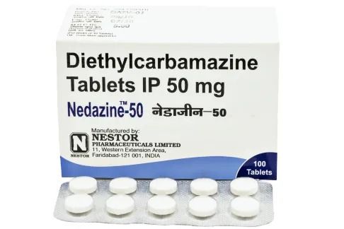 Diethylcarbamazine 50Mg Tablet