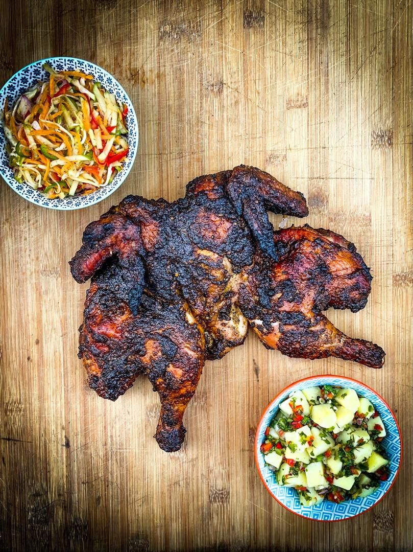 SMOKED SPATCHCOCK CHICKEN 