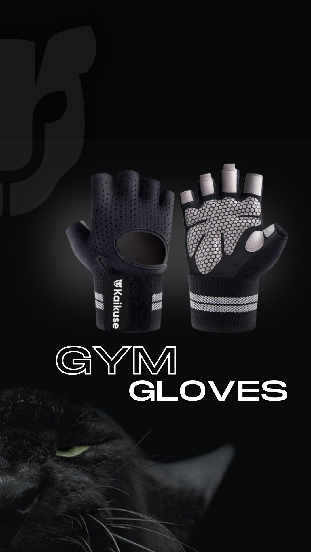 Guantes Gym Gloves Rosado, Negro