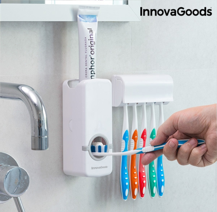 Toothpaste Dispenser and Holder