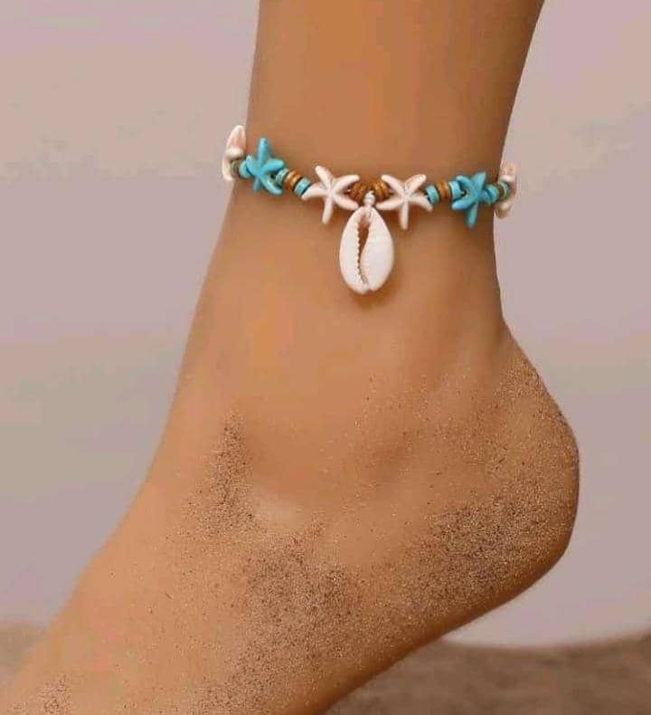 Ankles Chain,Beach Vacation Casual Pearl