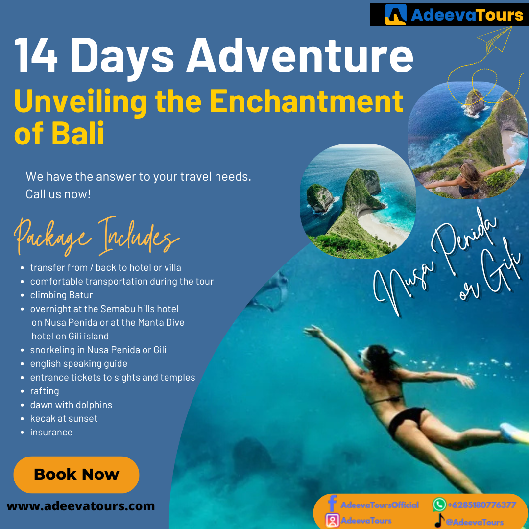 Unveiling the Enchantment of Bali: Your 14-Day Adventure Awaits!