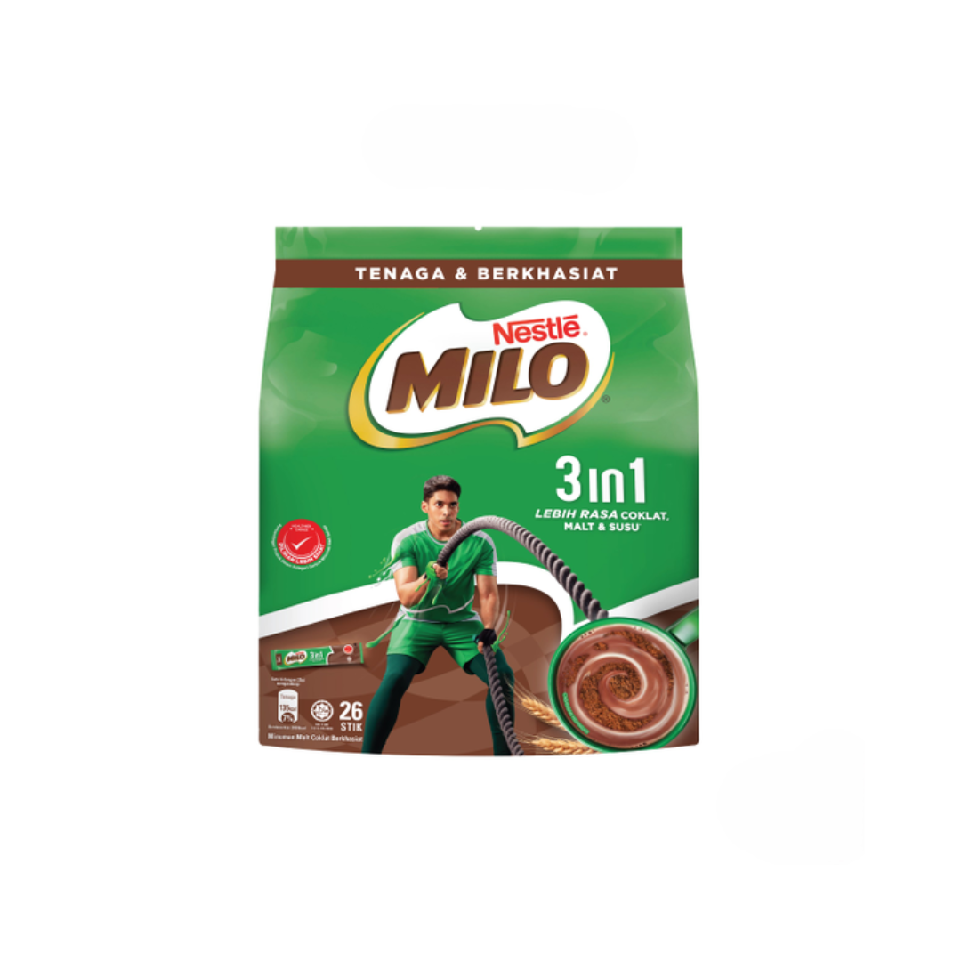 MILO 3IN1 26's x 33gm