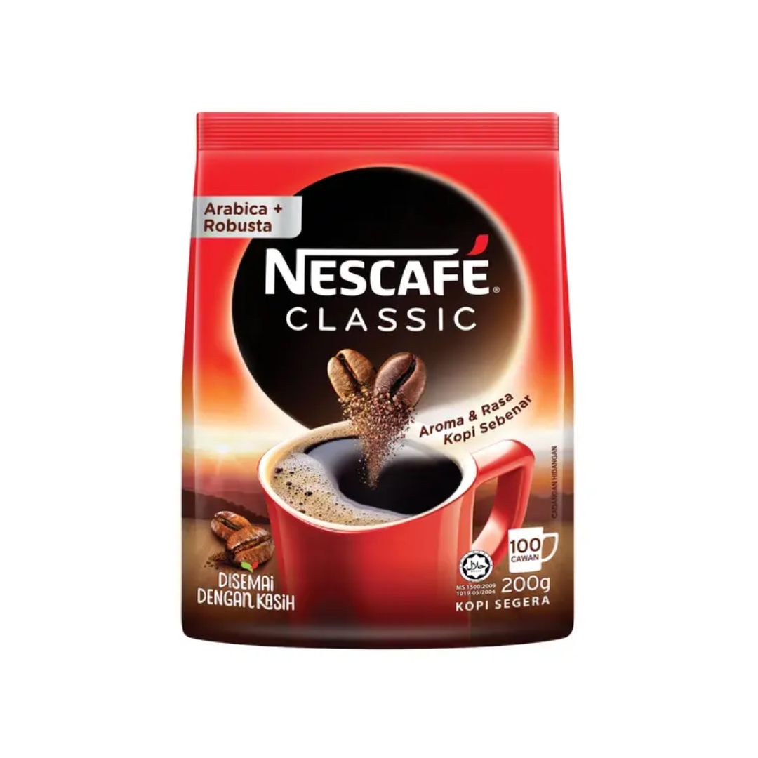 NESCAFE CLASSIC ARABICA BAG 200gm