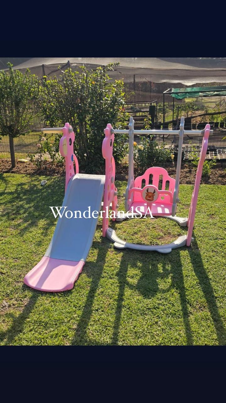 3 in 1 Slide and Swing Set 