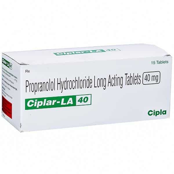 Propranolol Hydrochloride Long Acting 40Mg Tablets