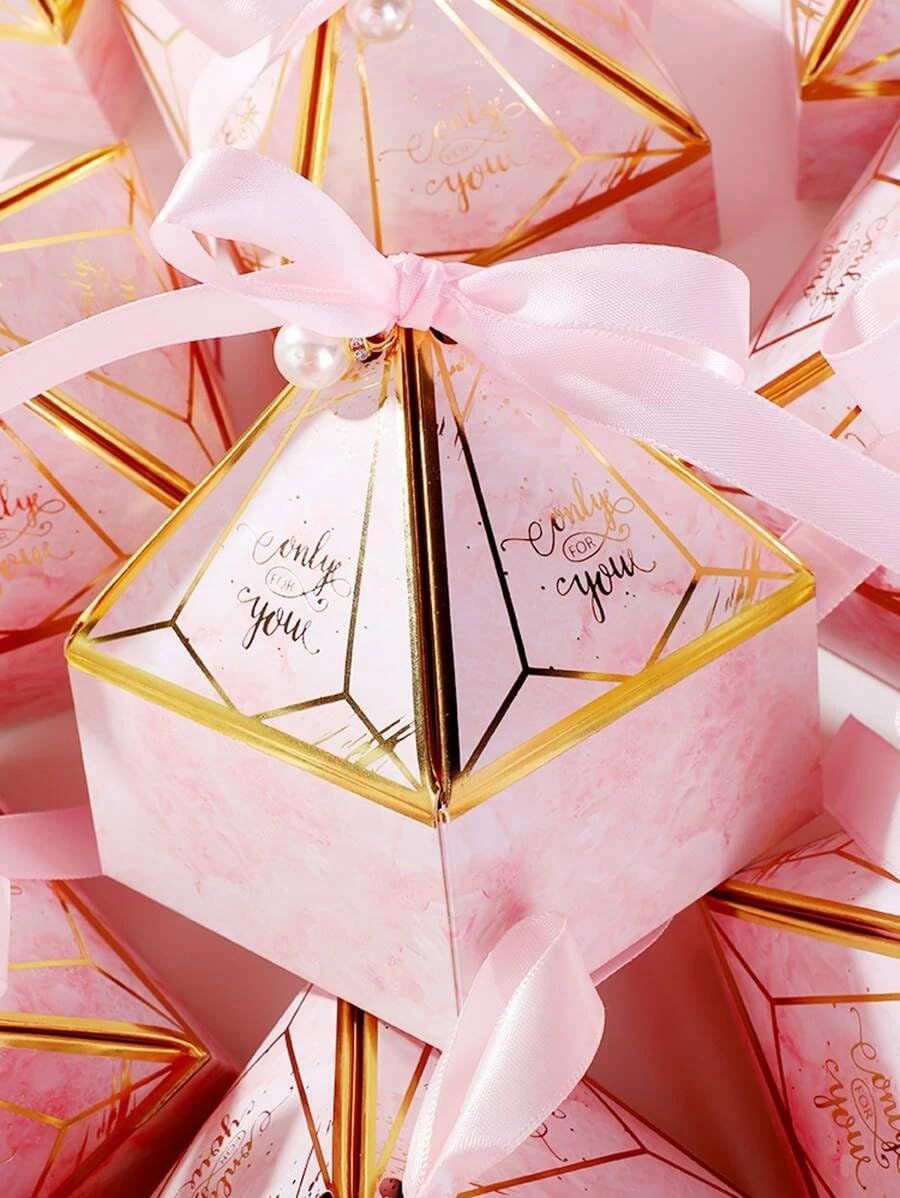 Diamond Chocolate Box-Pink