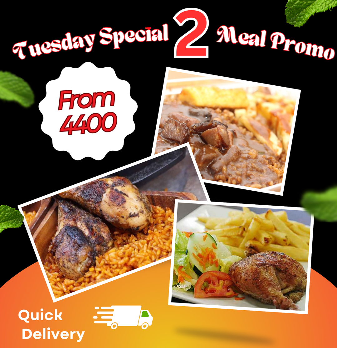 Tuesday Special  2 Meal Promo