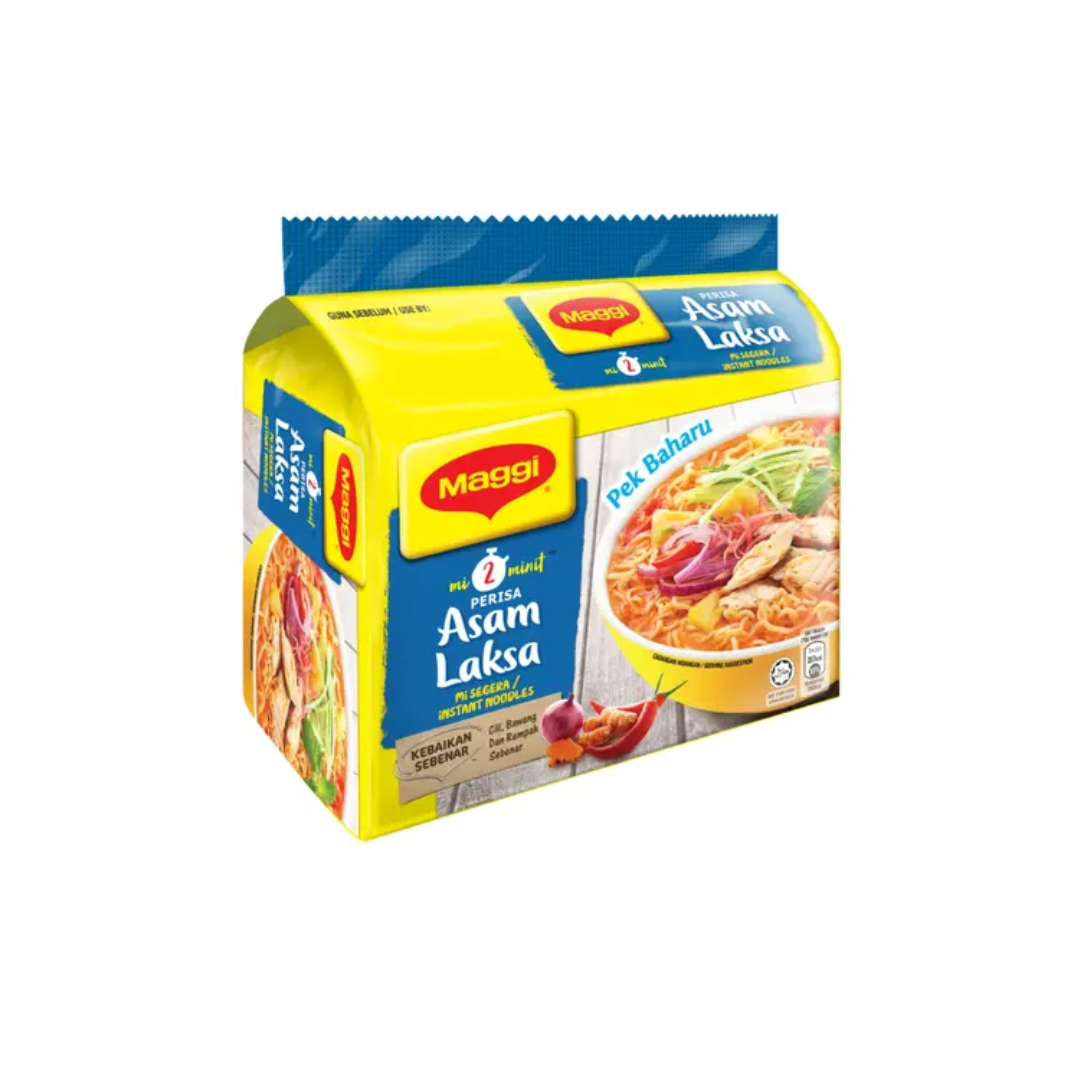 MAGGI MI ASAM LAKSA 5's x 78gm