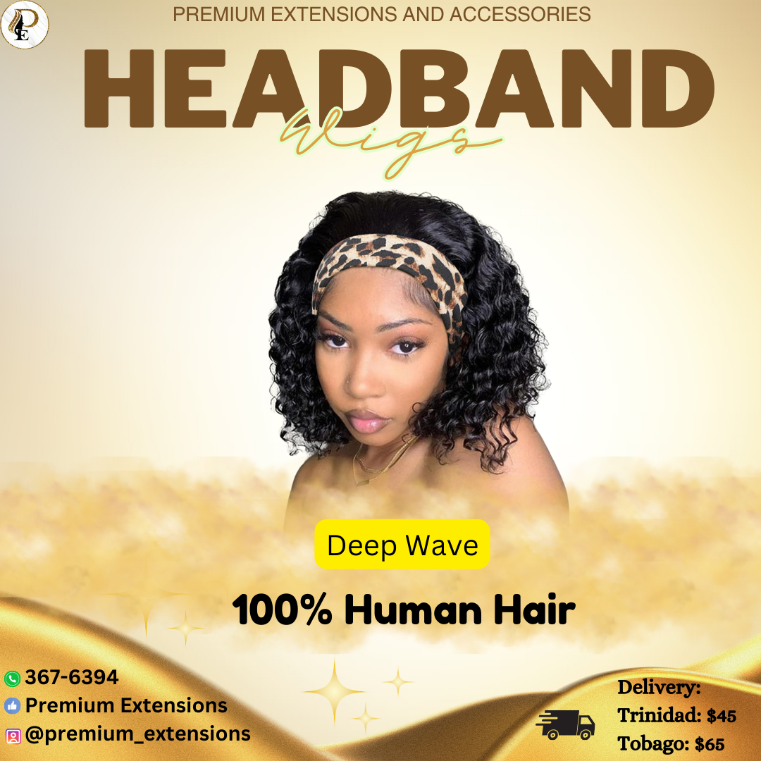 Deep Wave Headband Wig