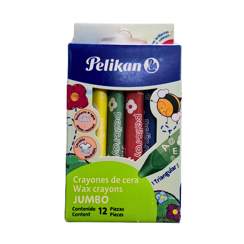 Crayon pelikan Jumbo 12pza.