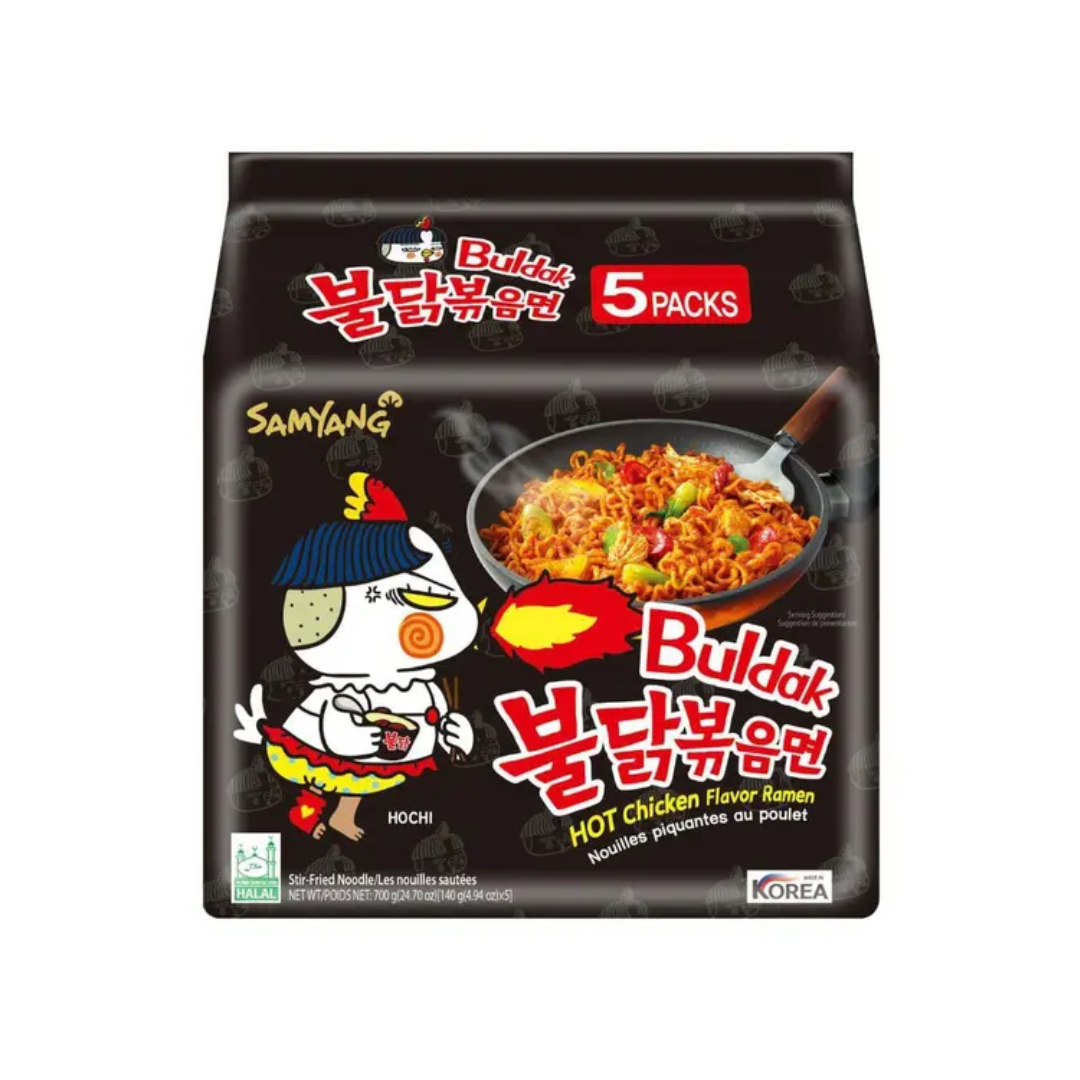 SAMYANG HOT CHICKEN RAMEN 5's x 140gm