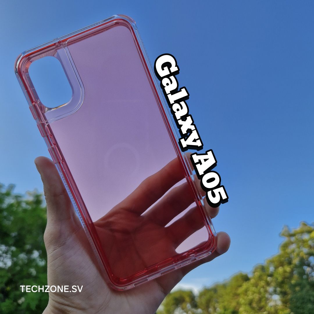 Case Galaxy A05 Transparente Rosa