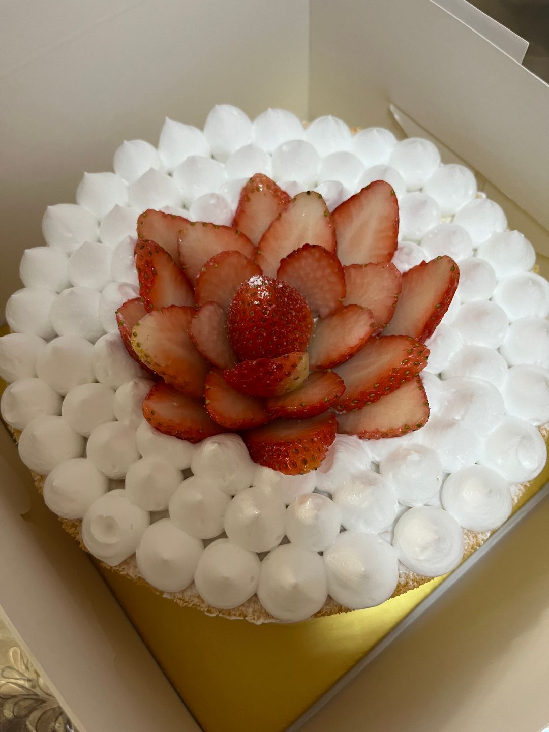 Strawberries and Cream Cake