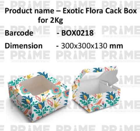 Exotic Flora Cack Box for 2Kg