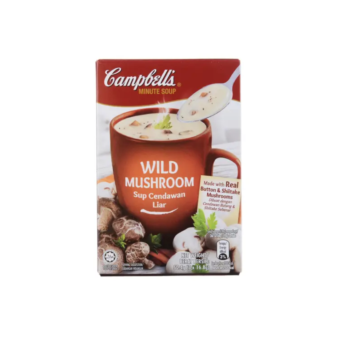 CAMPBELLS WILD MUSHROOM 3's x 16.8gm