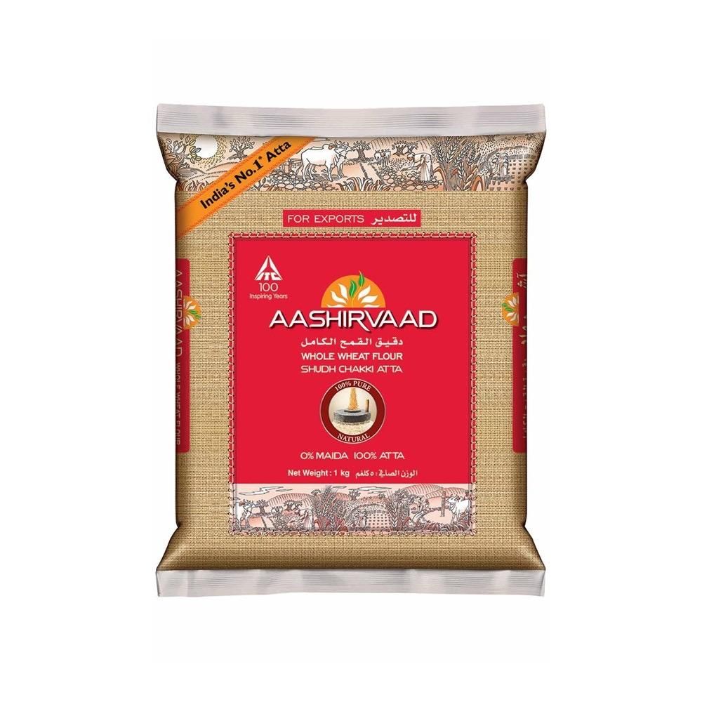 Aashirvaad Whole Wheat Atta 1Kg