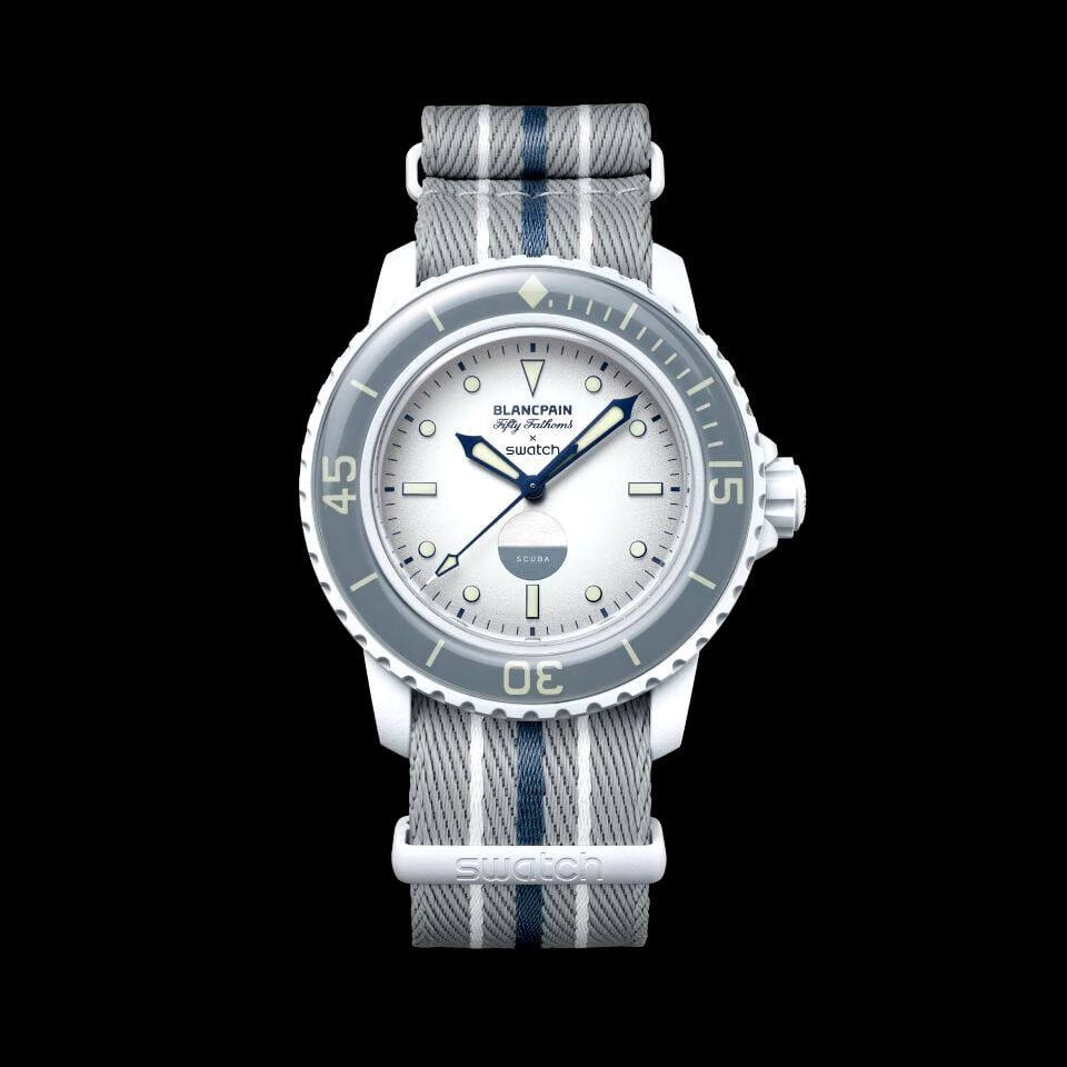 Swatch X Blancpain Fifty Fathoms Antartic Ocean