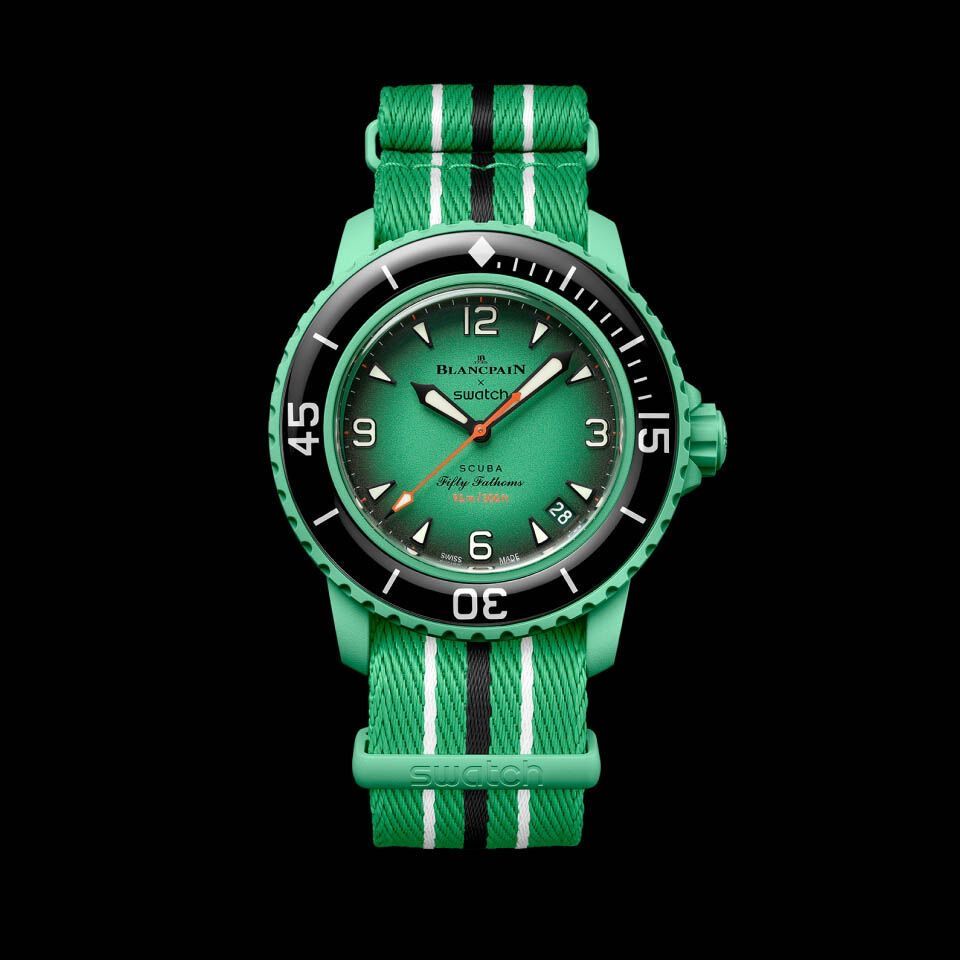 Swatch x Blancpain Bioceramic Scuba Fifty Fathoms Indian Ocean