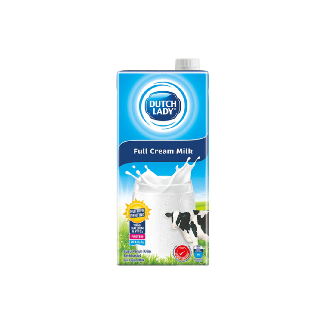 DUTCH LADY UHT FULL CREAM MILK 1liter