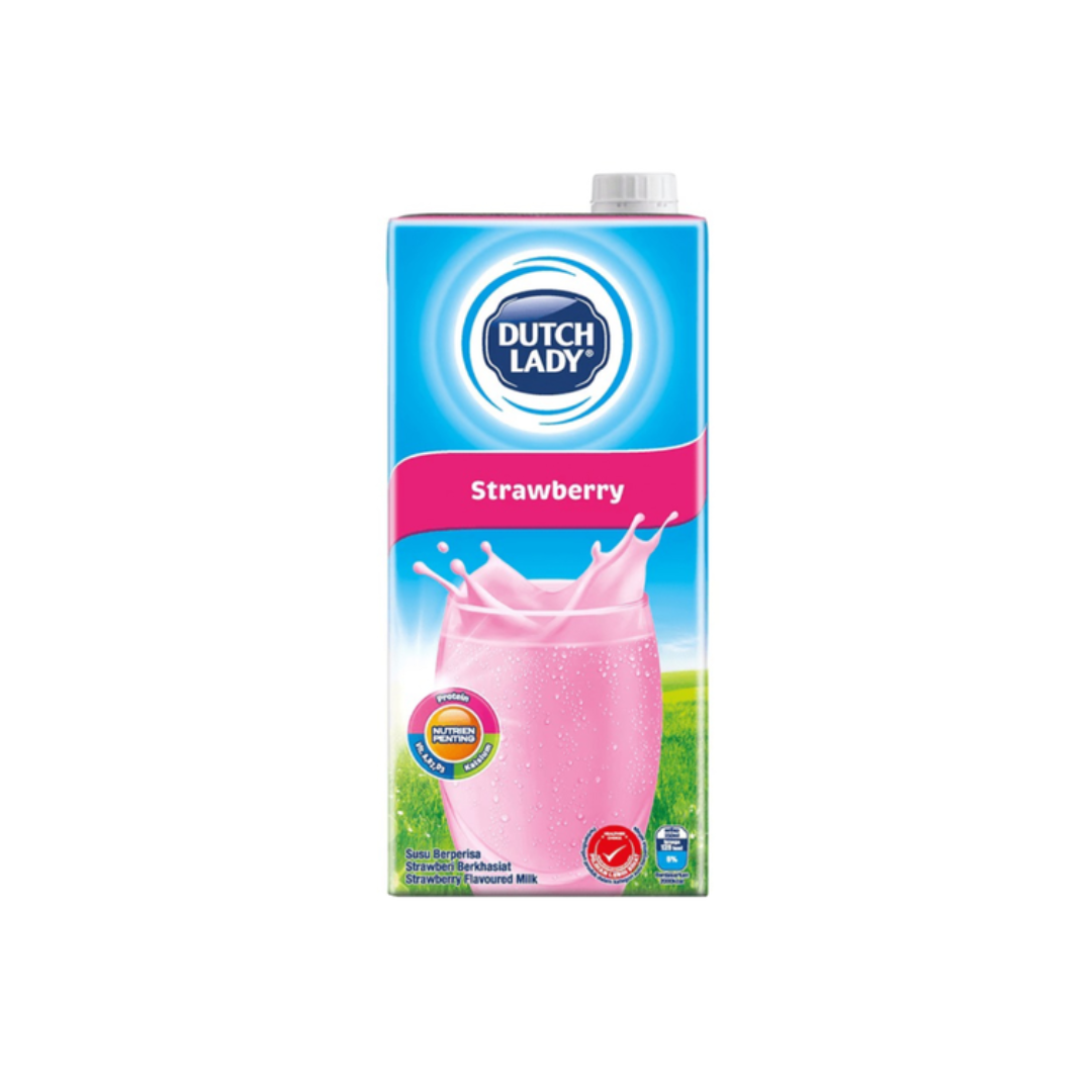 DUTCH LADY UHT STRAWBERRY MILK 1liter