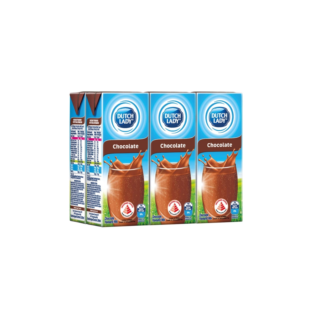 DUTCH LADY UHT CHOCOLATE MILK 6's x 200ml