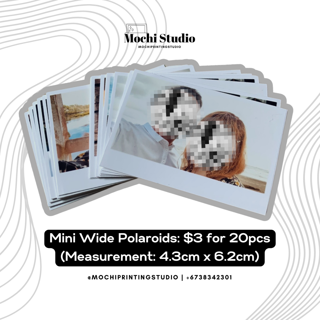 Mini Wide Polaroids