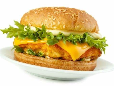 Cheese Burger poisson pané