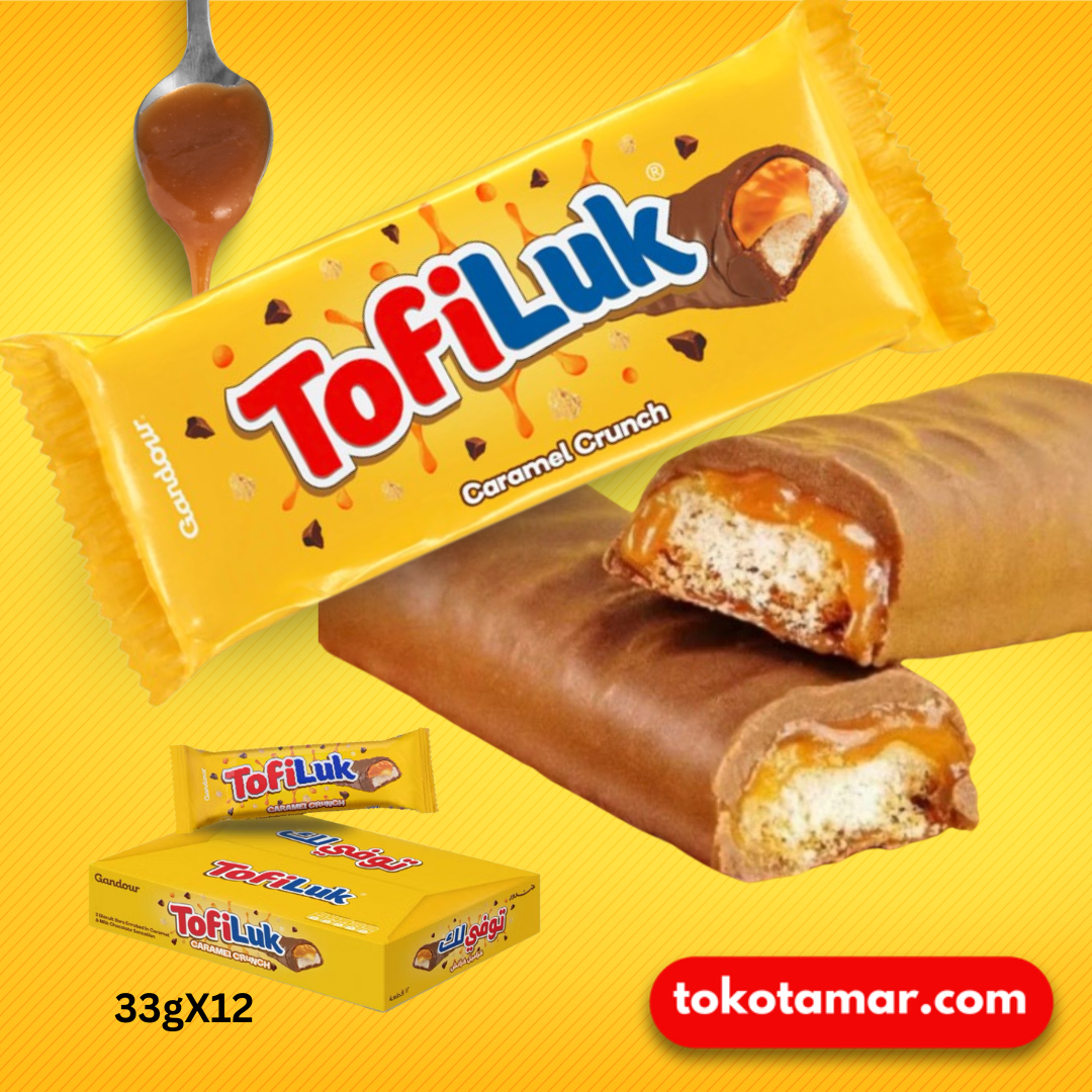 TOFILUK CARAMEL CRUNCH CHOCOLATE BAR