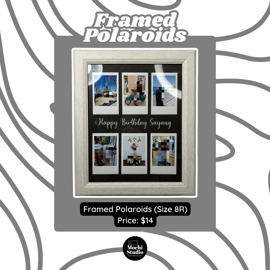 Framed Polaroids (Size 8R)