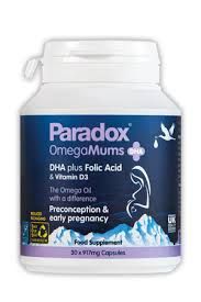 Omega Mums + Folic Acid 1x30 Cap (Paradox)