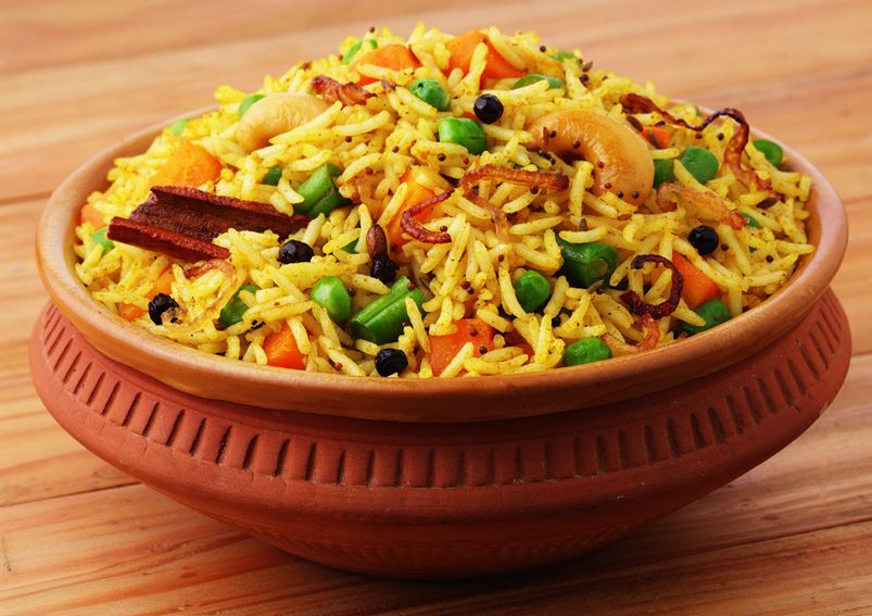 Hyderabadi Vegetable Dum Biryani