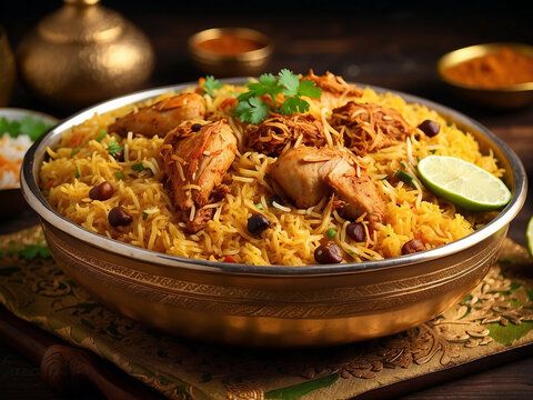 Hyderabadi Chicken Dum Biryani