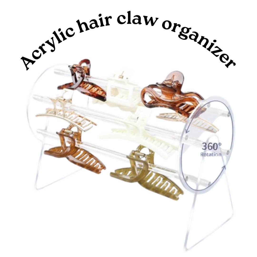 Acrylic Hair Claw Organizer