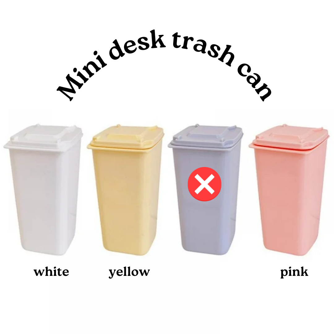 Mini Desk Trash Can